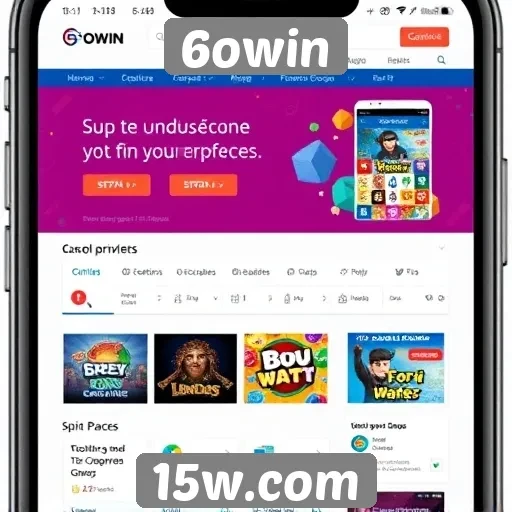 Funcionalidades mobile do site 6owin são destacadas
